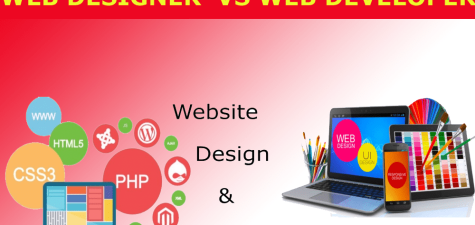 What is the difference between web development and web design?